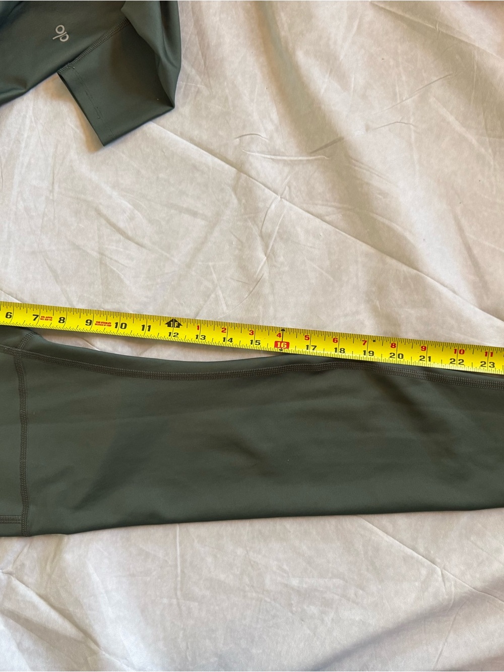 Alo Yoga High Waist Airlift Legging Small Green Olive Full Length Compression - Picture 6 of 7
